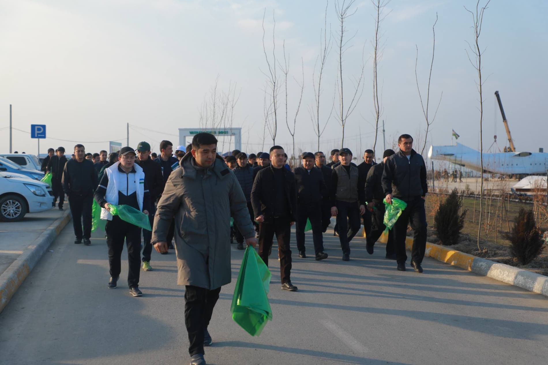 Bobur shahrida plogging aksiyasi o‘tkazildi