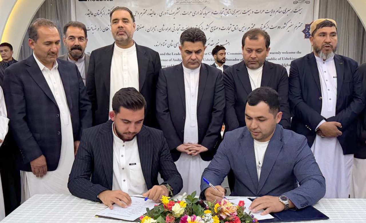 Andijon viloyati delegatsiyasining Hirot shahriga amaliy tashrifi doirasida mahalliy tadbirkorlar ishtirokida biznes forum tashkil etildi