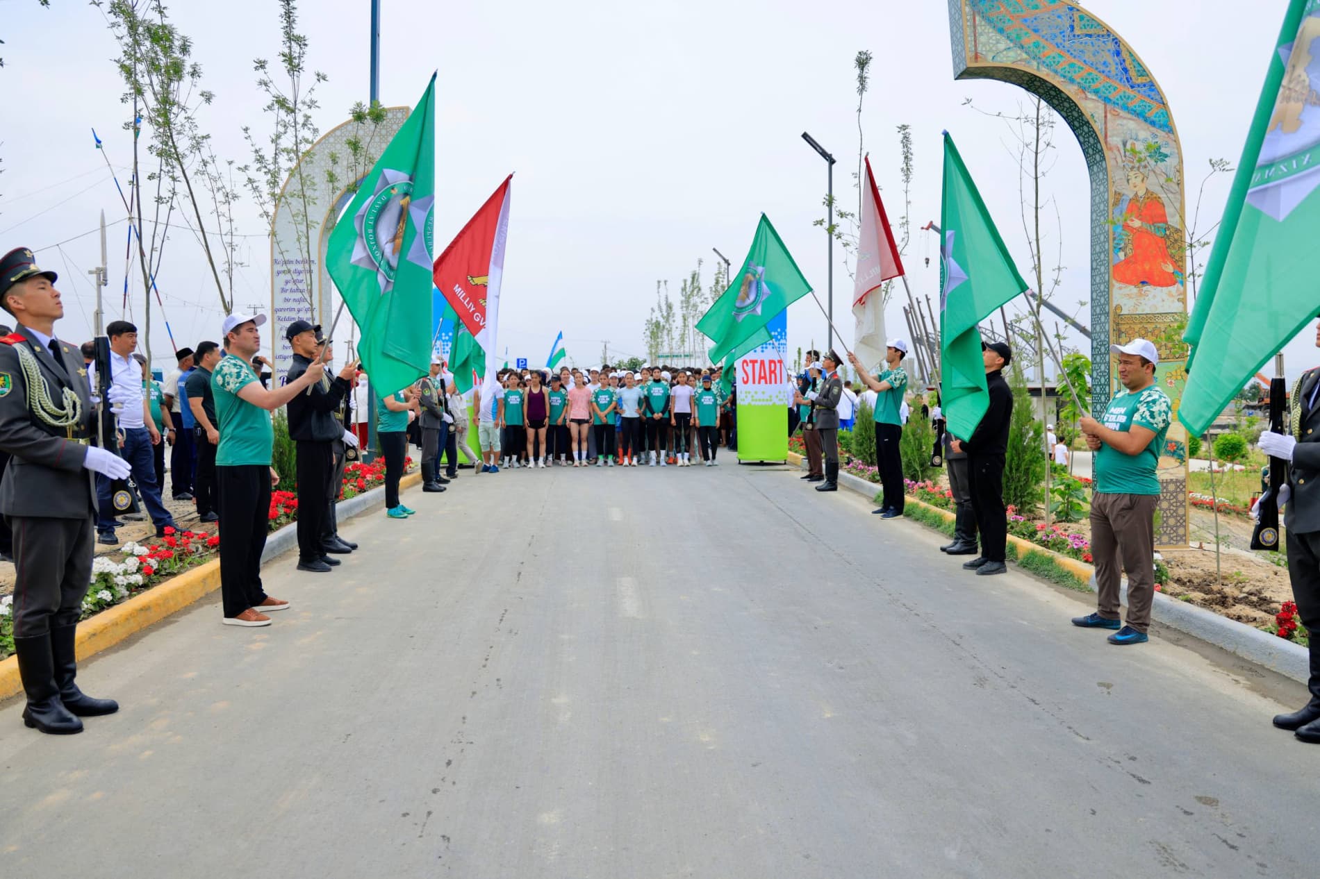 Bobur shahrida “Men g‘olib” shiori ostida ommaviy yugurish marafoni yuqori saviyada bo‘lib o‘tdi