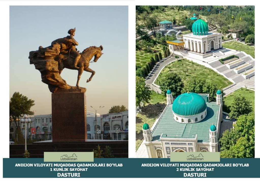 Andijon viloyatining turizm salohiyatini oshirishga qaratilgan yangi sayohat dasturlari