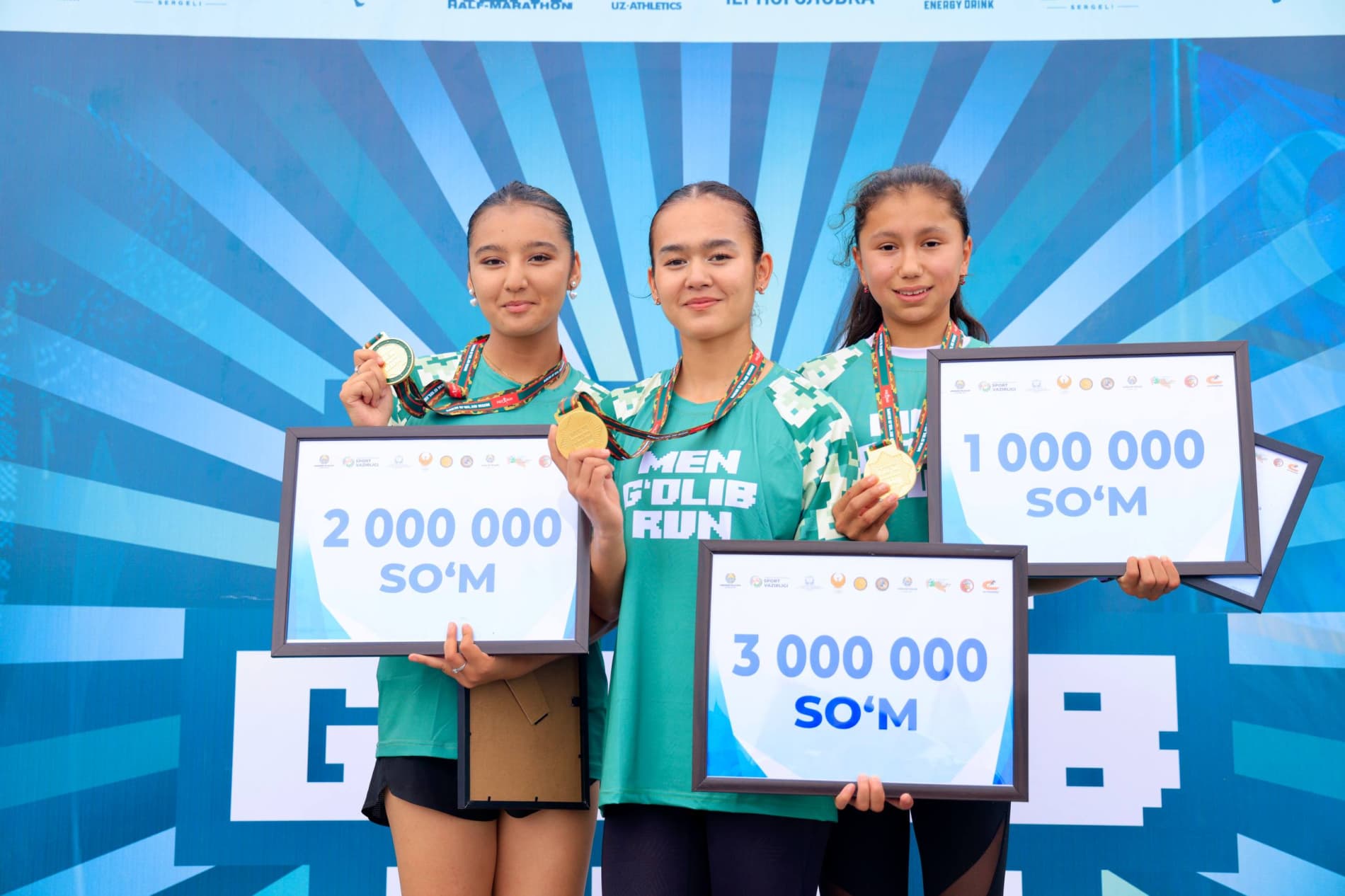 Bobur shahrida “Men g‘olib” shiori ostida ommaviy yugurish marafoni yuqori saviyada bo‘lib o‘tdi