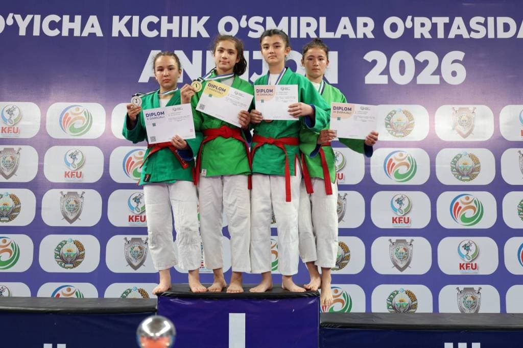 Andijon shahridagi Universal sport majmuasida kurash bo‘yicha U-13 yosh toifasidagi kichik o‘smirlar (o‘g‘il va qiz bolalar) o‘rtasida O‘zbekiston chempionati yakuniga yetdi