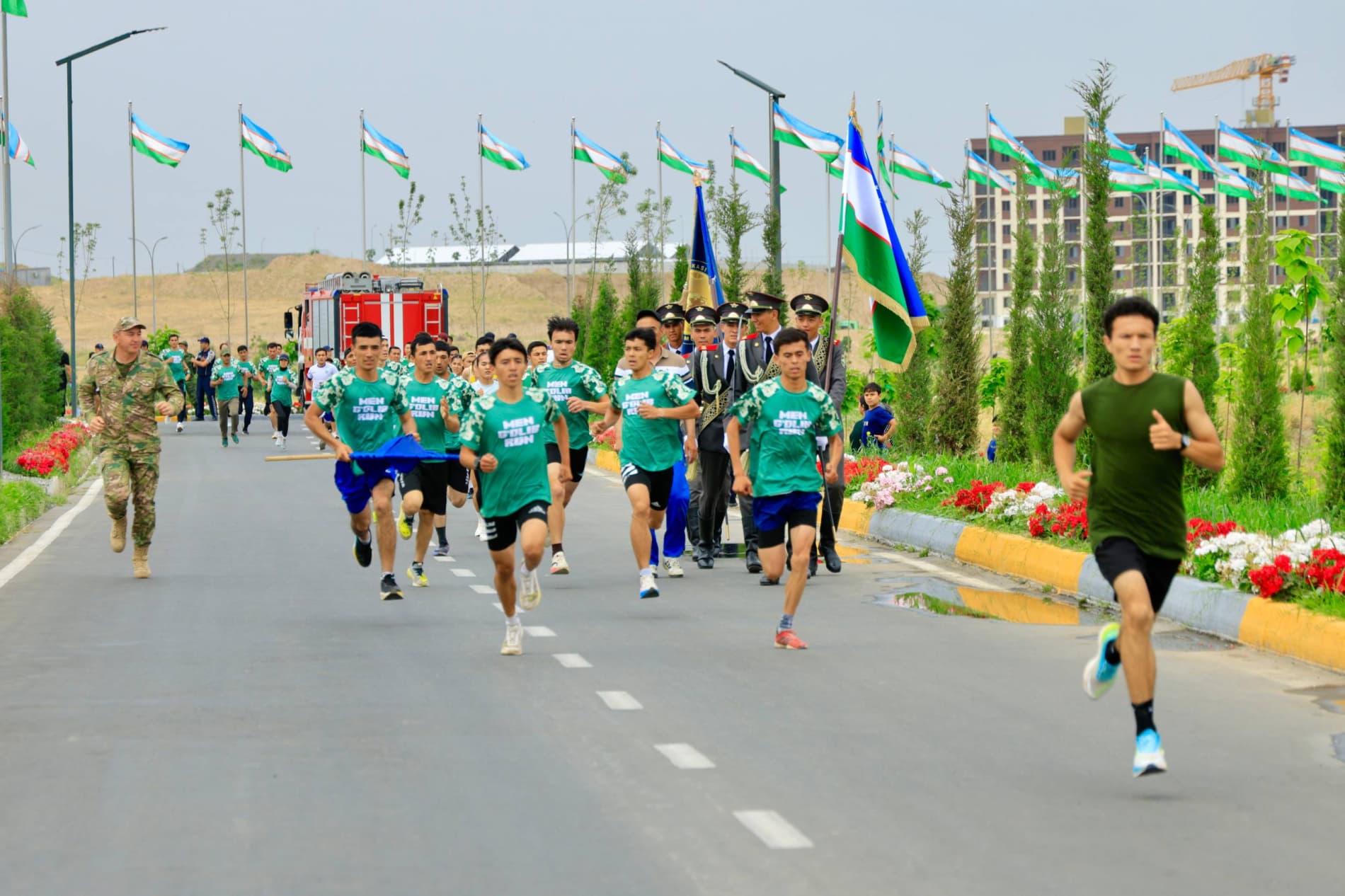 Bobur shahrida “Men g‘olib” shiori ostida ommaviy yugurish marafoni yuqori saviyada bo‘lib o‘tdi