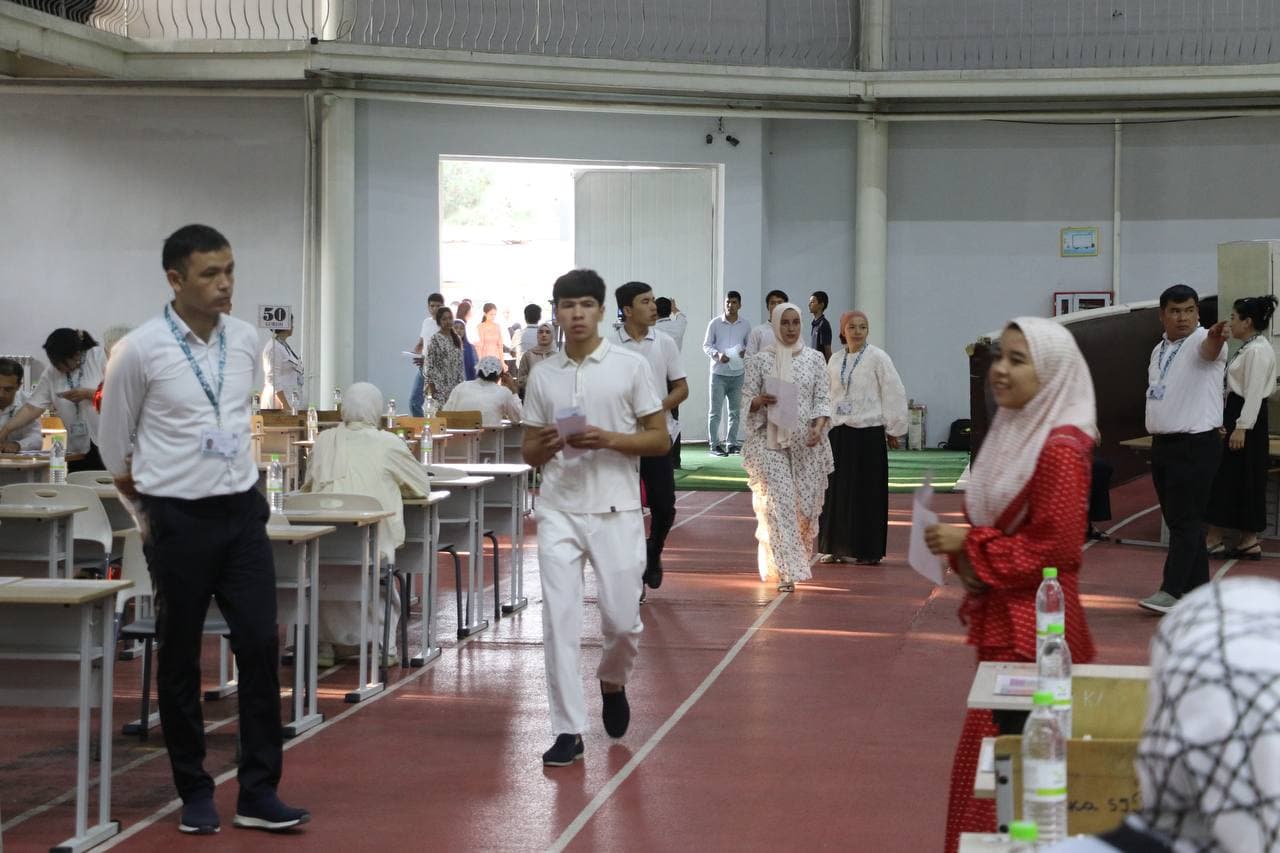 Andijonda oliy va kasbiy ta’lim muassasalariga qabul test sinovlari boshlandi
