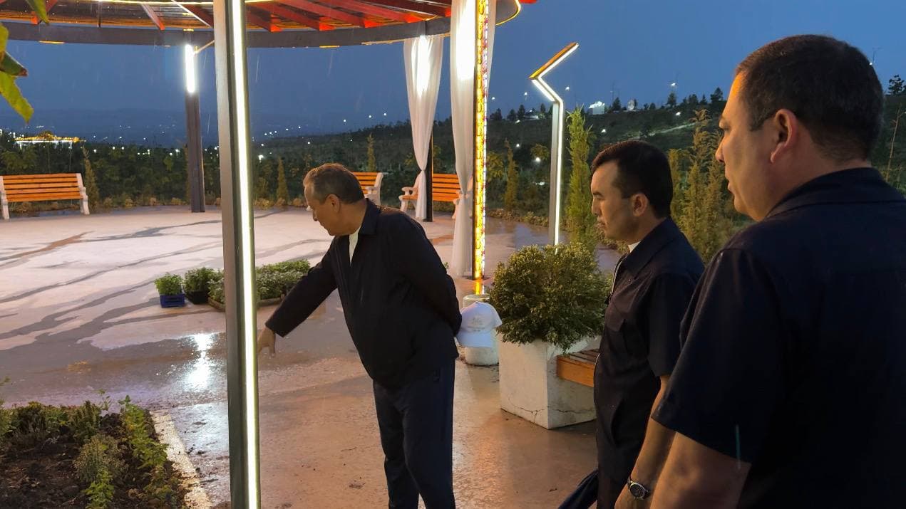 Bobur shahrida yashil makonlar barpo etish ishlari kuchaytirildi