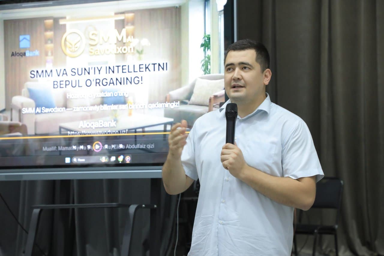 Andijonda yoshlar va tadbirkorlar uchun SMM yo‘nalishida amaliy seminar tashkil etildi