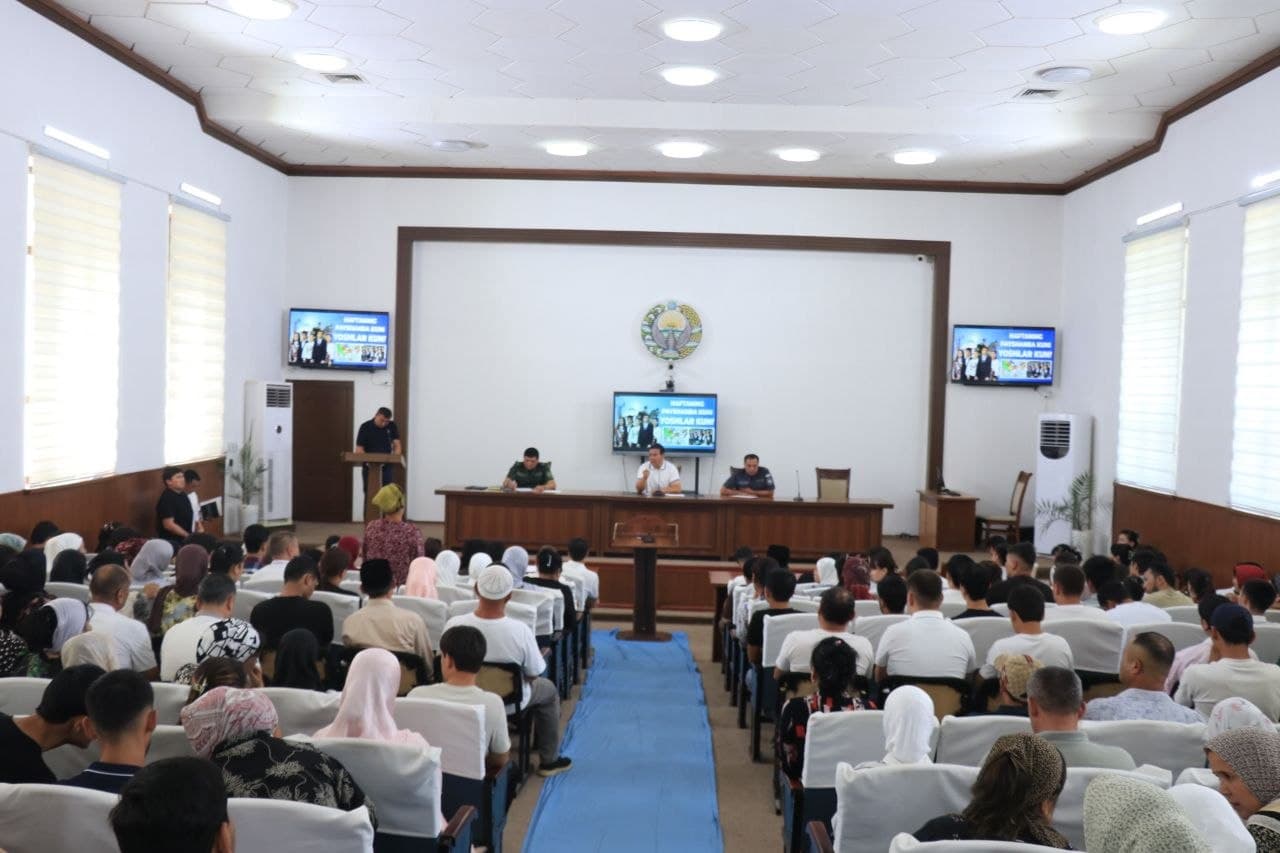 Andijon viloyatining barcha hududlarida yoshlar bilan ochiq muloqotlar o‘tkazildi