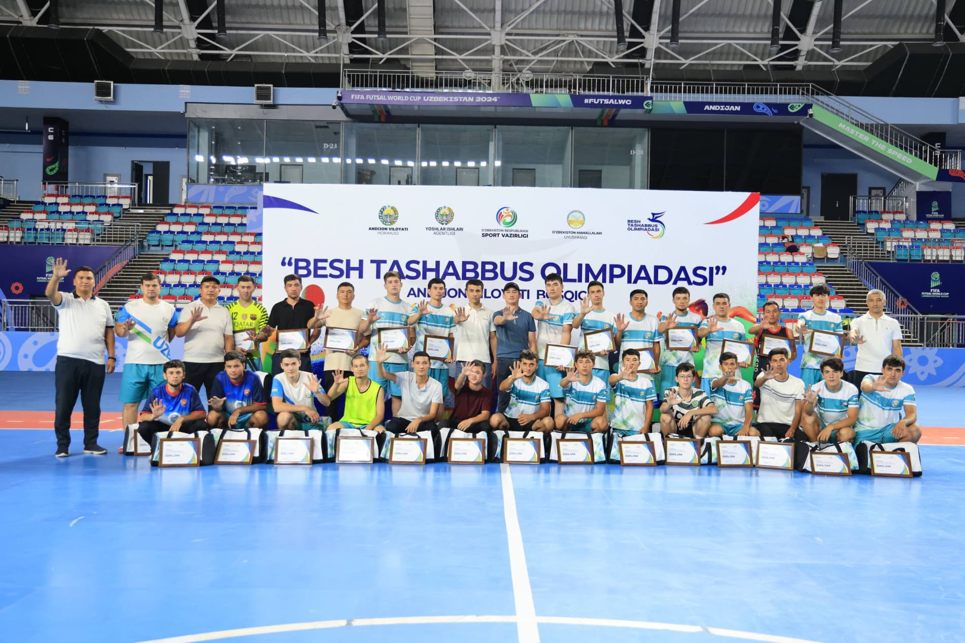 Andijon viloyatida “Besh tashabbus olimpiadasi” doirasida gandbol bo‘yicha viloyat bosqichi o‘tkazildi