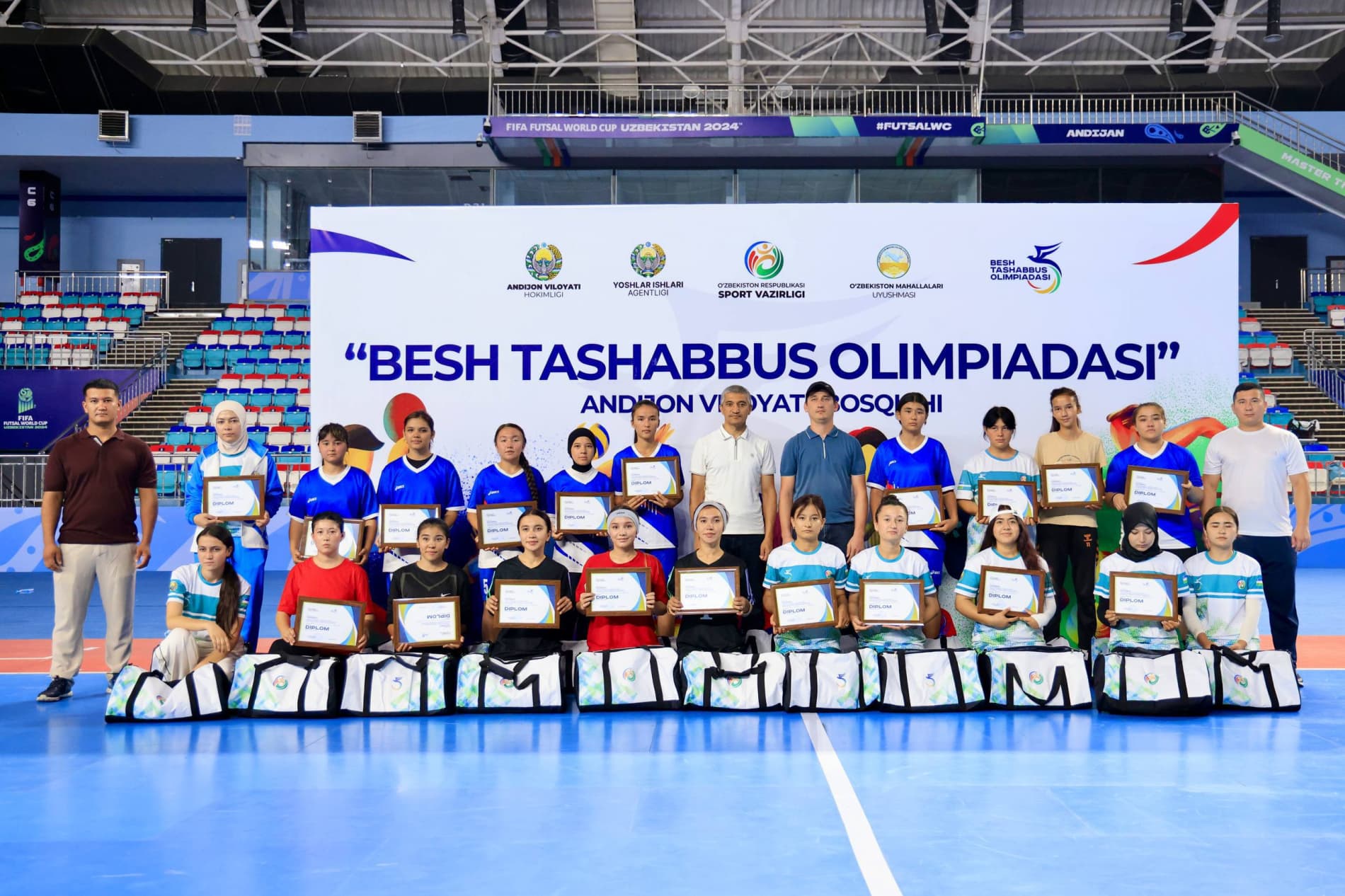 Andijon viloyatida “Besh tashabbus olimpiadasi” doirasida gandbol bo‘yicha viloyat bosqichi o‘tkazildi