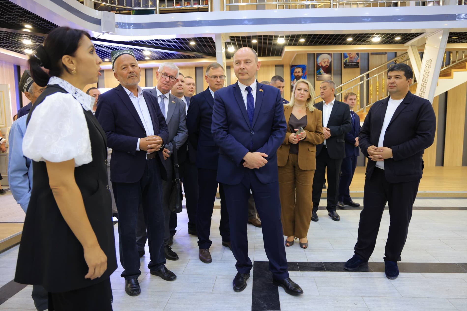 Делегация Минской области ознакомилась с новыми производственными и образовательными объектами Мархаматского района