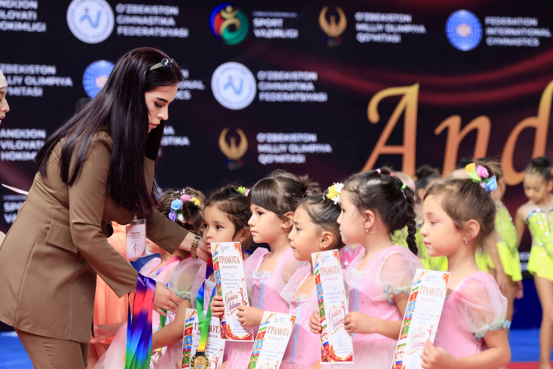 Andijonda badiiy gimnastika bo‘yicha “GOLDEN AUTUMN” xalqaro turniri bo‘lib o‘tdi