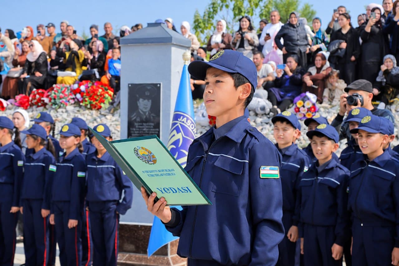 Bobur shahridagi “Vatanparvar” bog‘ida “Jasorat maktablari”da tahsil olayotgan o‘quvchilarning tantanali va’da berish marosimi bo‘lib o‘tdi