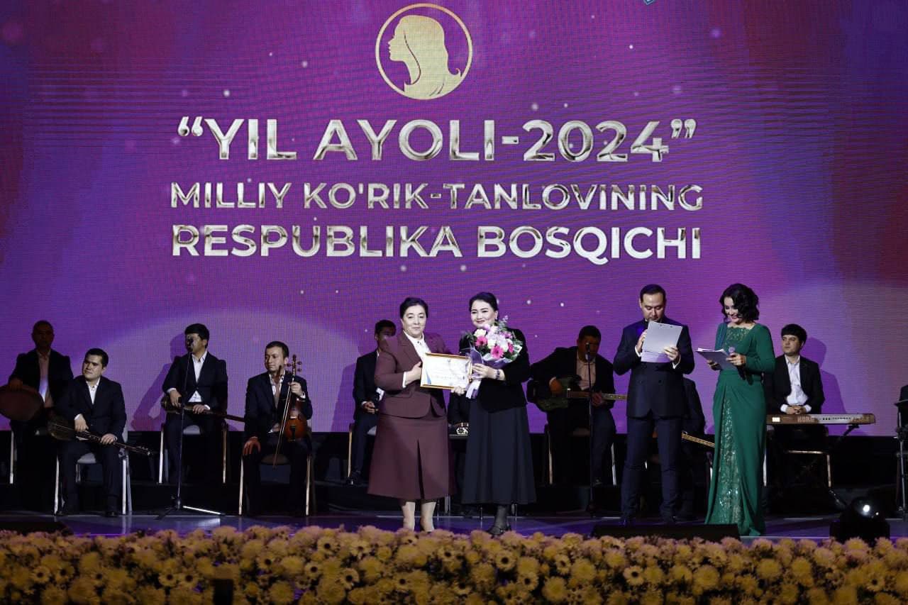 “Йил аёли” миллий танлови республика босқичи ғолибларини тантанали тақдирлаш маросими