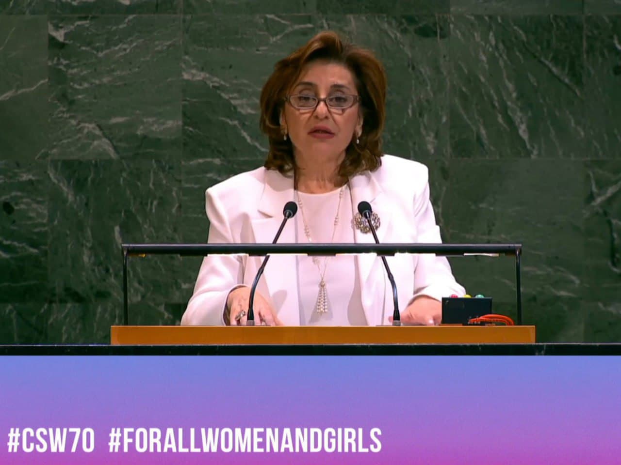 O‘zbekiston delegatsiyasi BMTning Xotin-qizlar holati bo‘yicha komissiyasining 70-yubiley sessiyasida ishtirok etmoqda