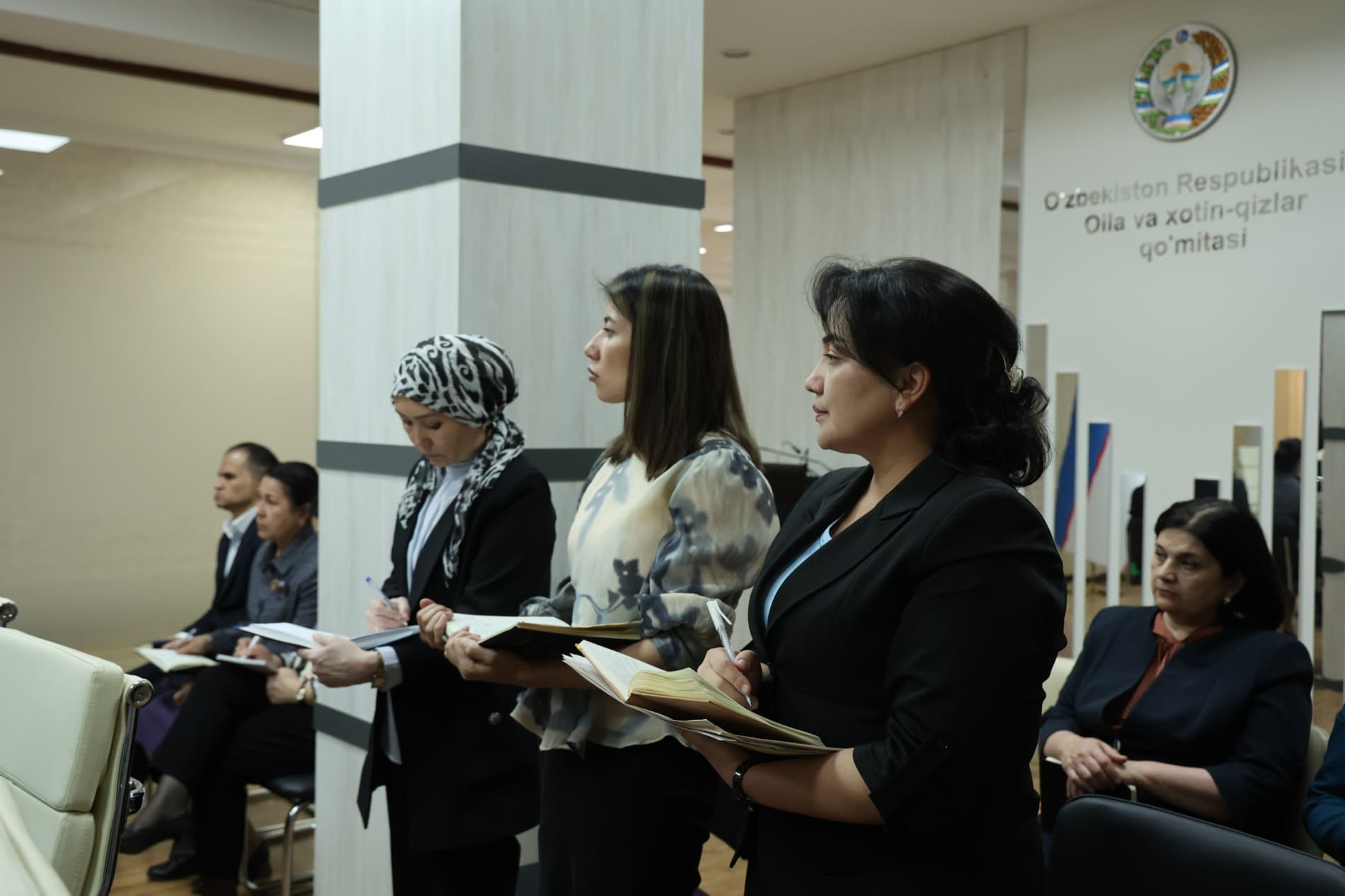 Ayollar va bolalarga nisbatan tazyiq va zo'ravonlikni oldini olish bo'yicha amalga oshirilayotgan ishlar muhokama qilindi