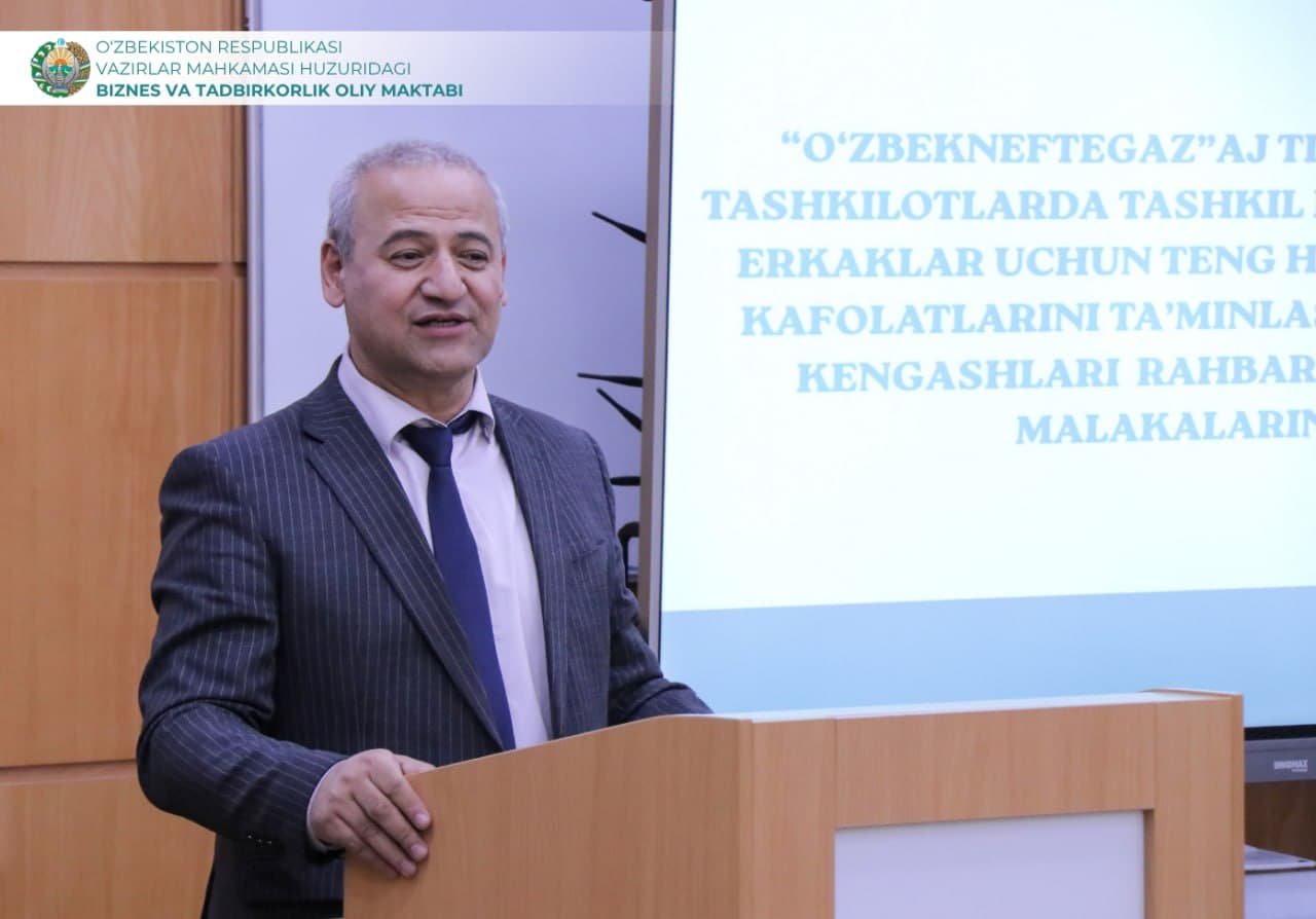 "O‘zbekneftgaz" AJ tizimida gender tenglikni ta’minlash bo‘yicha o‘quv dasturi ishga tushirildi