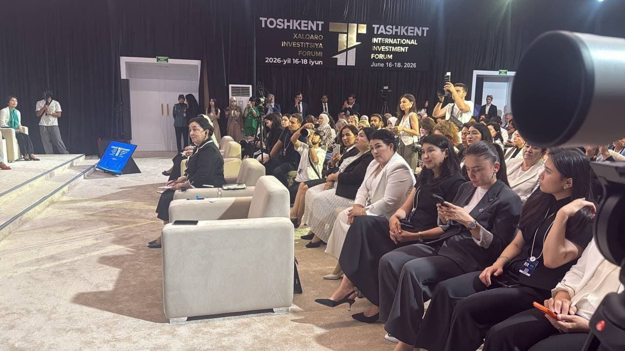 Toshkent xalqaro investisiya forumida ayollar tadbirkorligi va gender-inklyuziv iqtisodiy o‘sish masalalari muhokama qilindi