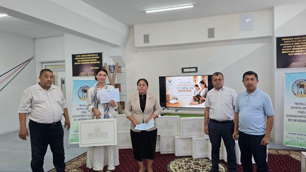 Qashqadaryoda "Eng yaxshi kitobxon uy bekasi" ko‘rik-tanlovi o’tkazilmoqda
