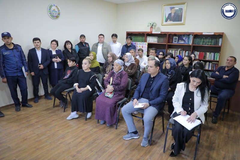 “Жидали” маҳалласида фуқаролар қабули ва ҳудуд муаммолари ўрганилди