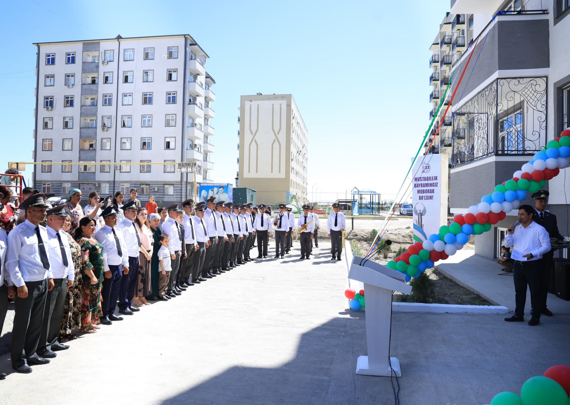 New houses were handed over to military personnel in Bukhara