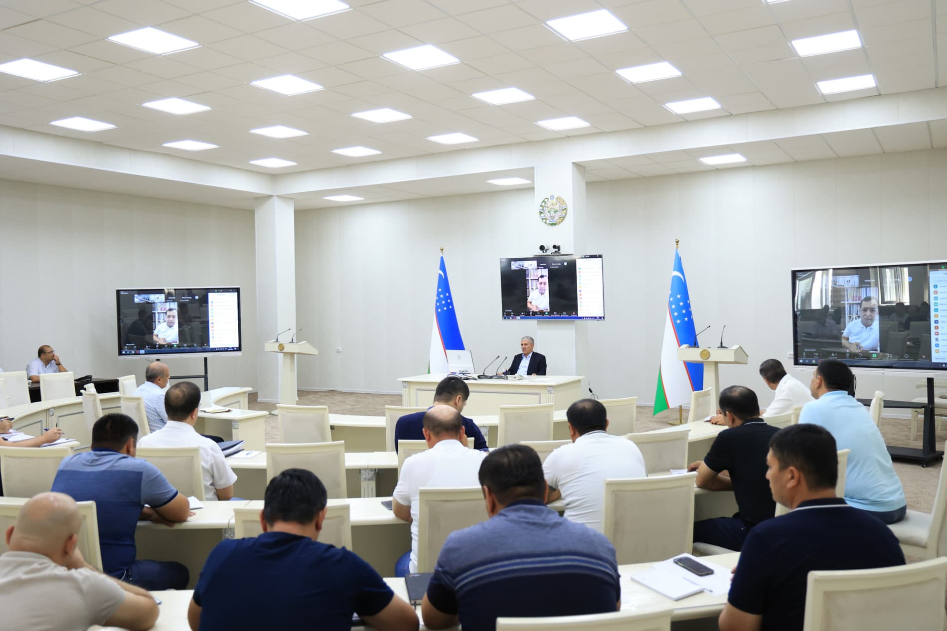 The reception of entrepreneurs was held