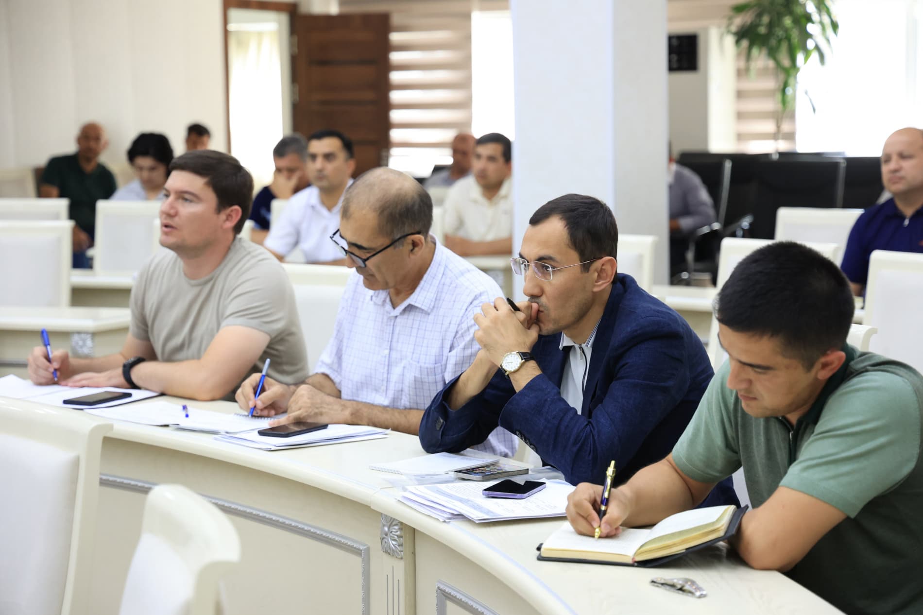 The reception of entrepreneurs was held