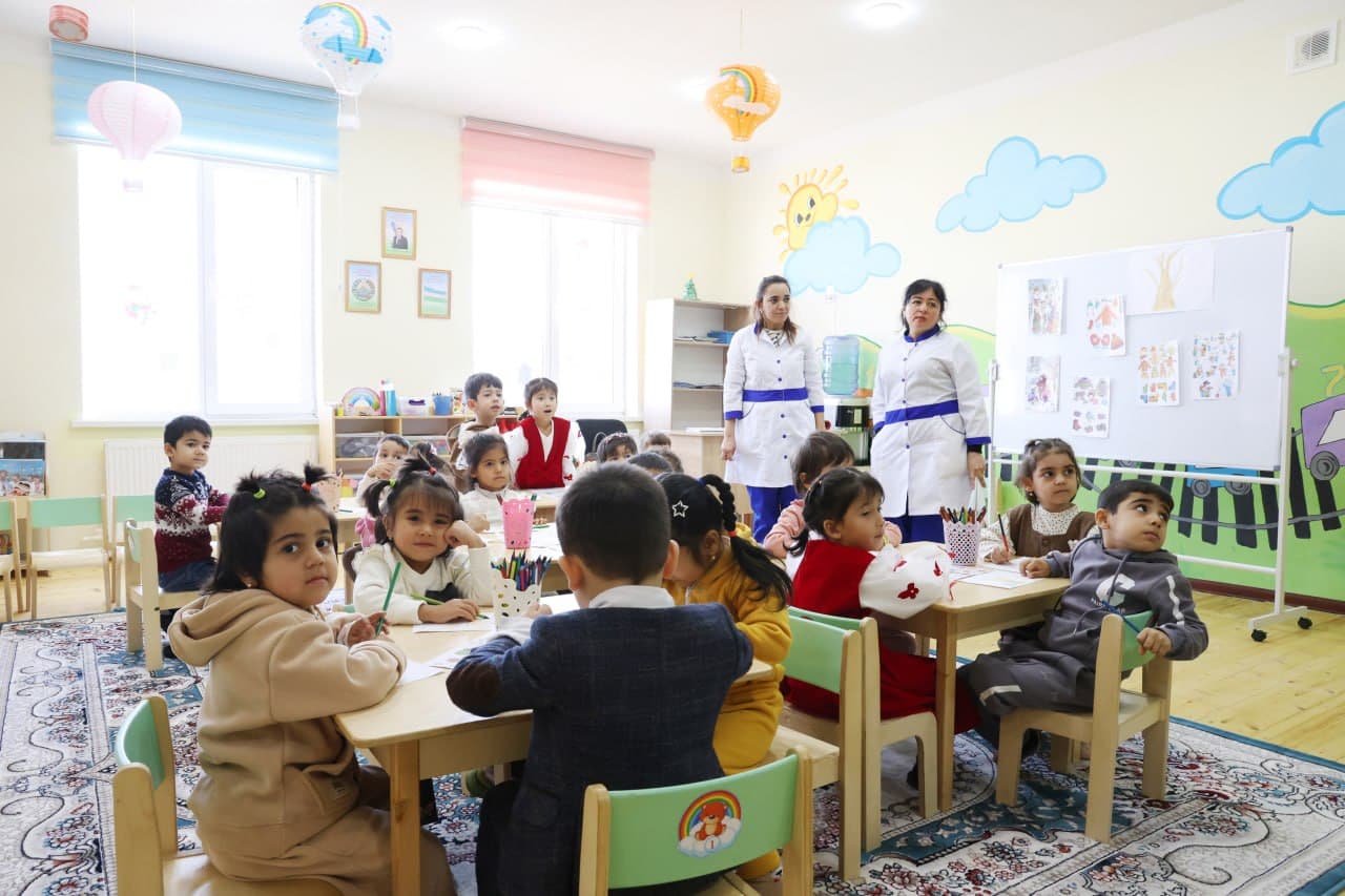 Kogon shahri: “Zirabod” MFYda zamonaviy bogʻcha ochildi