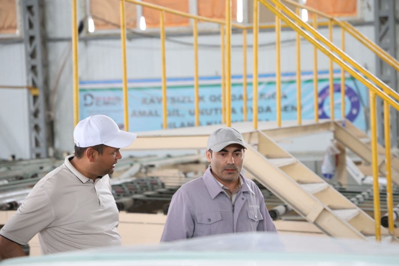 Kogon: "BUXORO GYPSUM" va "CAPITAL GRAND GROUP" MCHJ lari quvvati oshirilmoqda