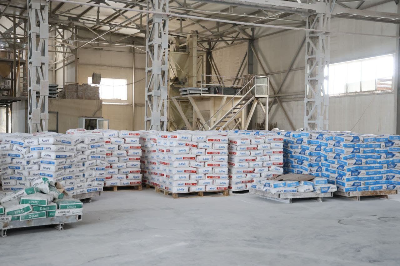Kogon: "BUXORO GYPSUM" va "CAPITAL GRAND GROUP" MCHJ lari quvvati oshirilmoqda