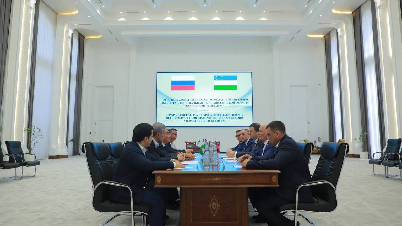 Buxoro va Omsk viloyatlari oʻrtasida hamkorlik rivojlantiriladi
