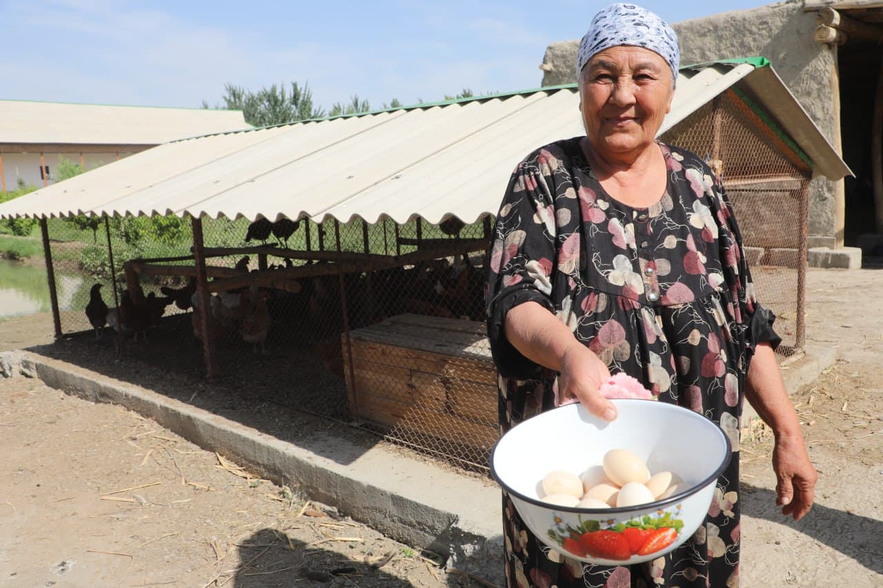 Olot: tomorqachilikda Hayitgul Saidova koʻplarga oʻrnak boʻlmoqda