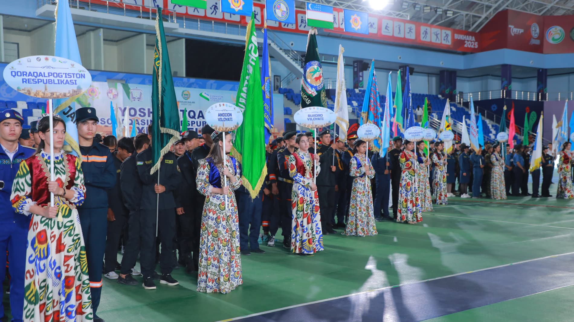 Buxoroda “Yosh qutqaruvchi” harbiy-sport musobaqasining respublika bosqichi oʻtkazilmoqda