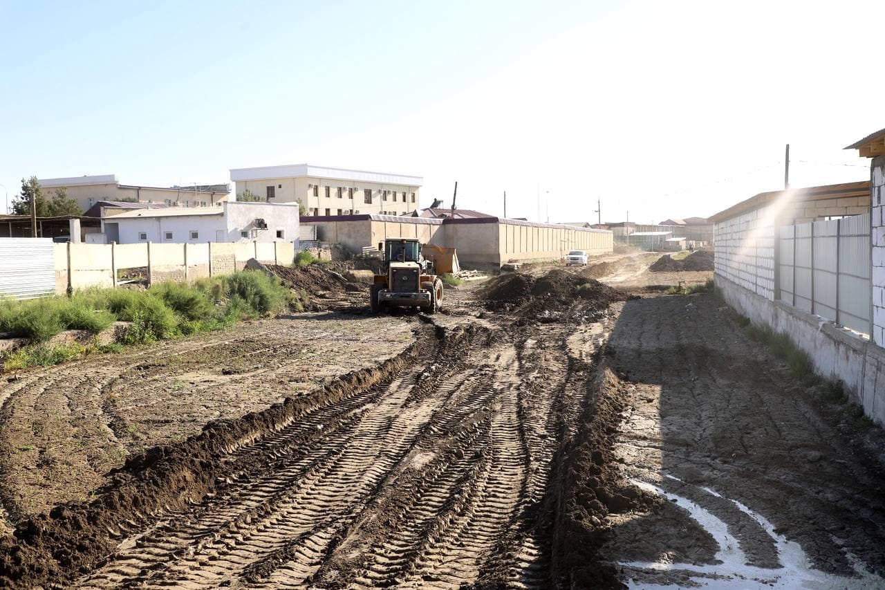 Buxoro tumani: “Navroʻz” mahallasida “Sohil boʻyi dam olish maskani” qurilmoqda