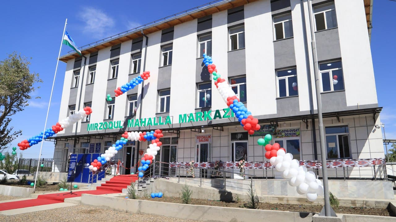 Shofirkon: “Mirzoqul” mahalla markazi foydalanishga topshirildi