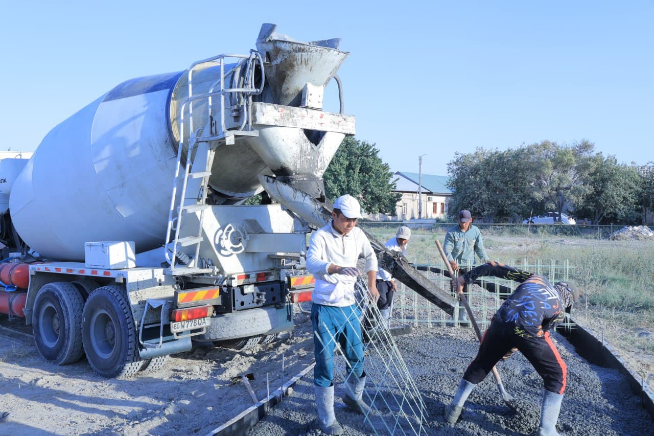 Когон тумани “Ниёзҳожи” маҳалласида истироҳат боғи қурилмоқда