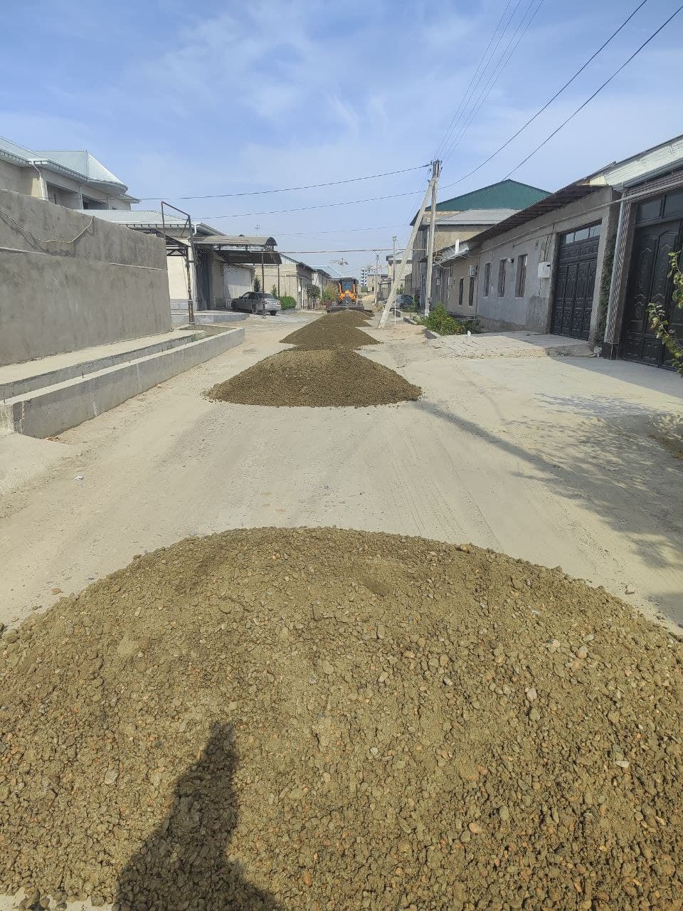 Бухоро шаҳри: Маҳмуд Таробий ва Шейхон маҳаллалари йўли таъмирланмоқда