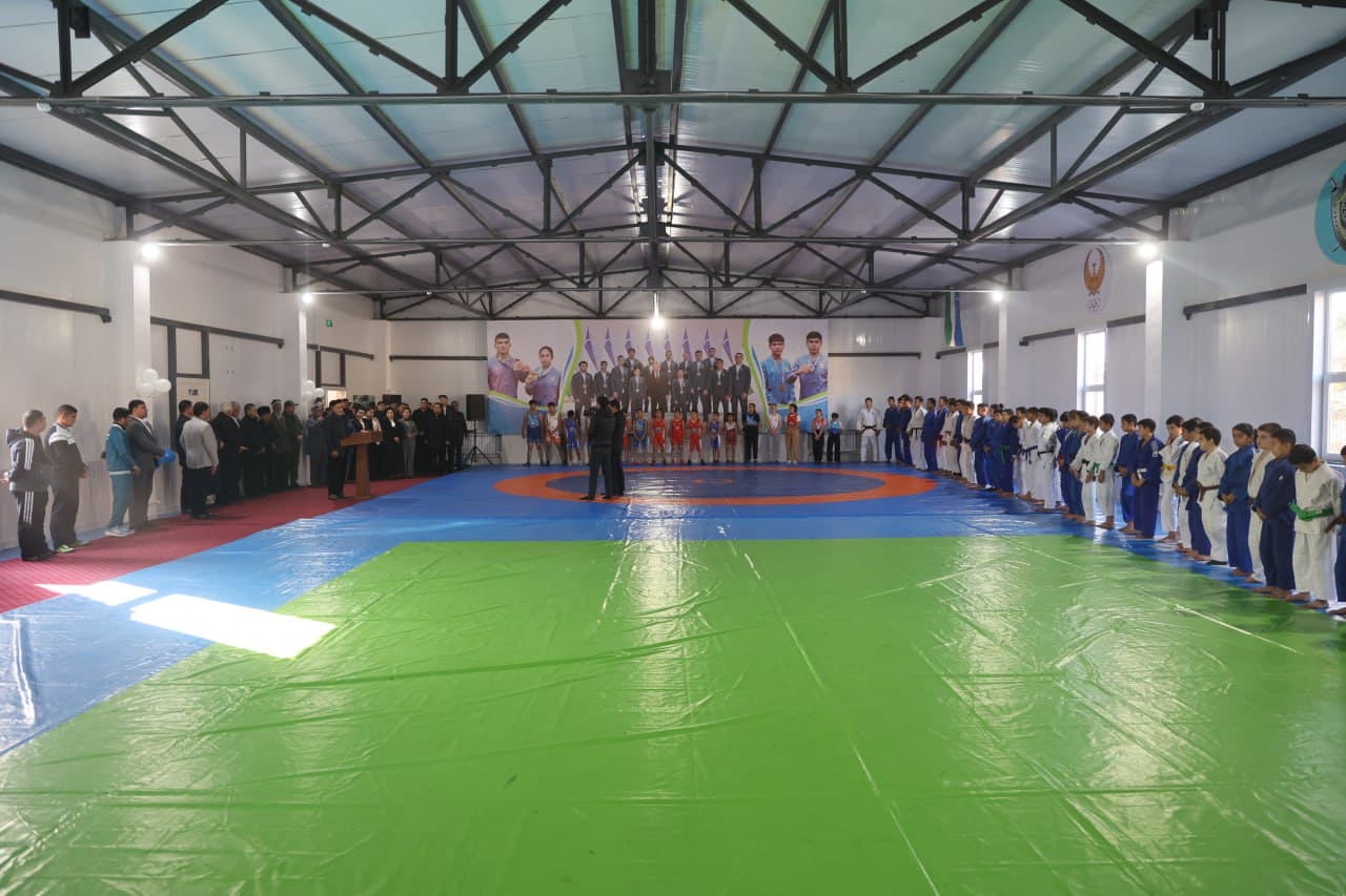Gʻijduvonda zamonaviy sport yakkakurashlari va dzyudo zali foydalanishga topshirildi