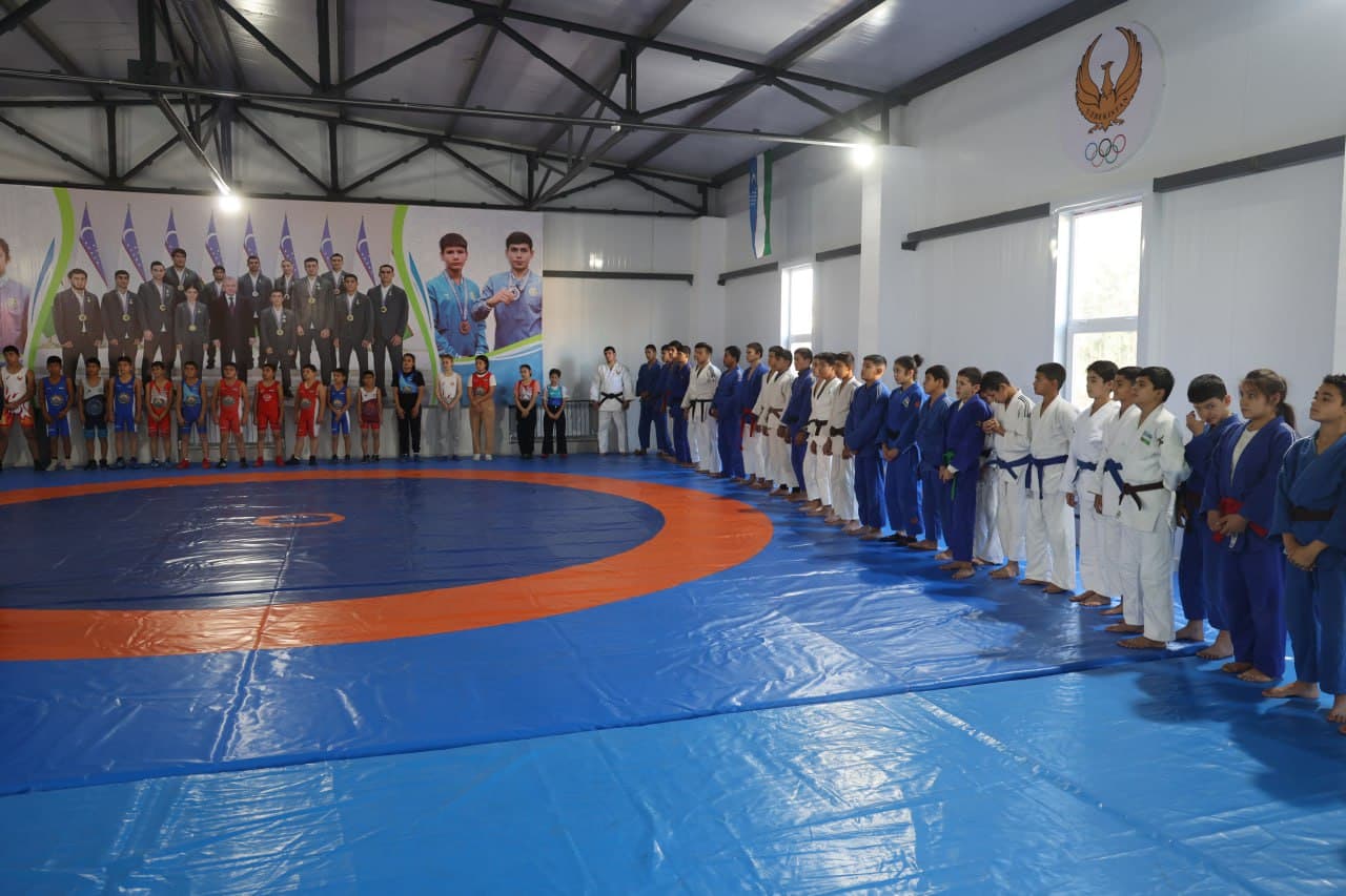 Gʻijduvonda zamonaviy sport yakkakurashlari va dzyudo zali foydalanishga topshirildi