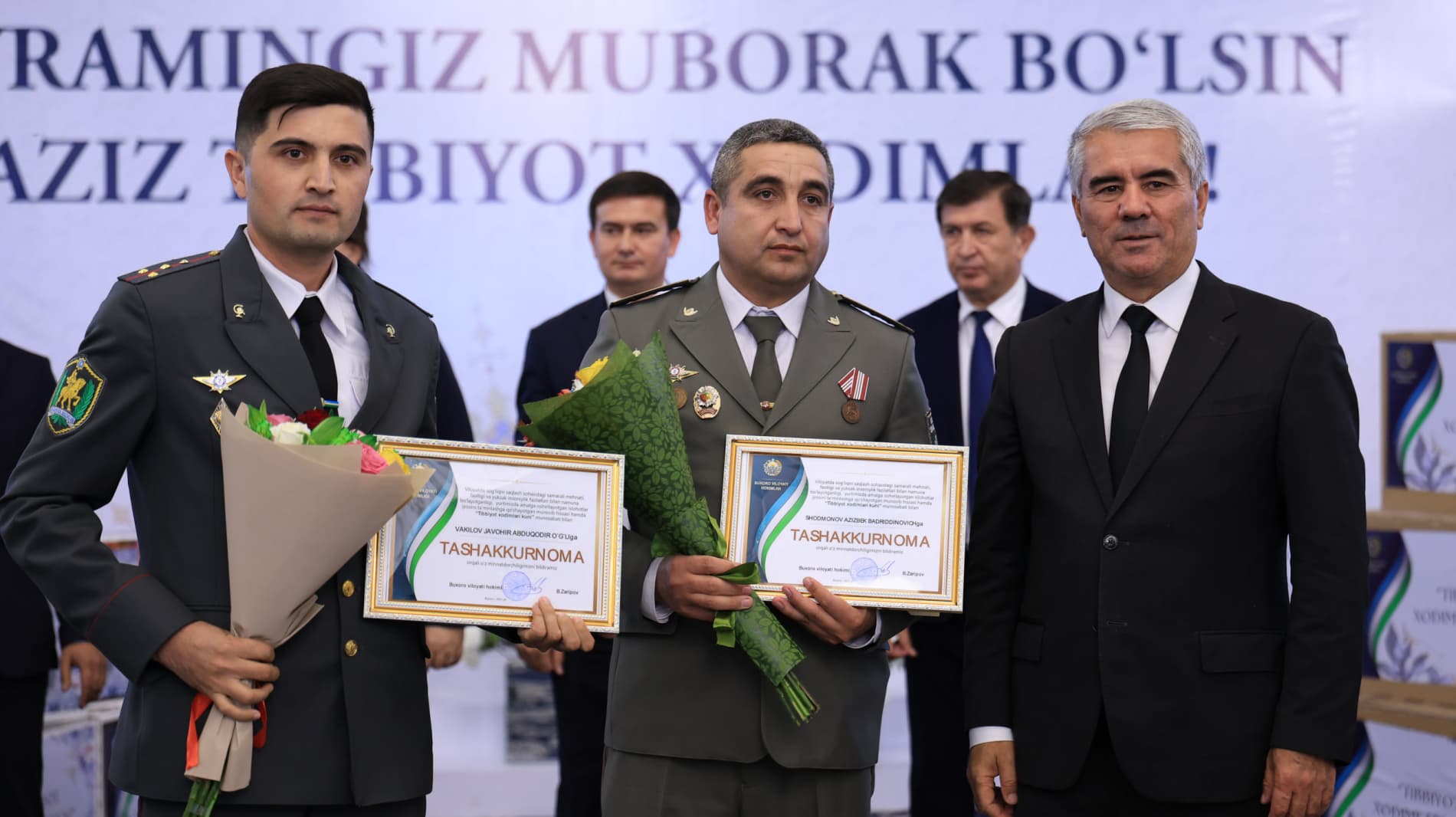 Бухоролик тиббиёт ходимлари шарафланди