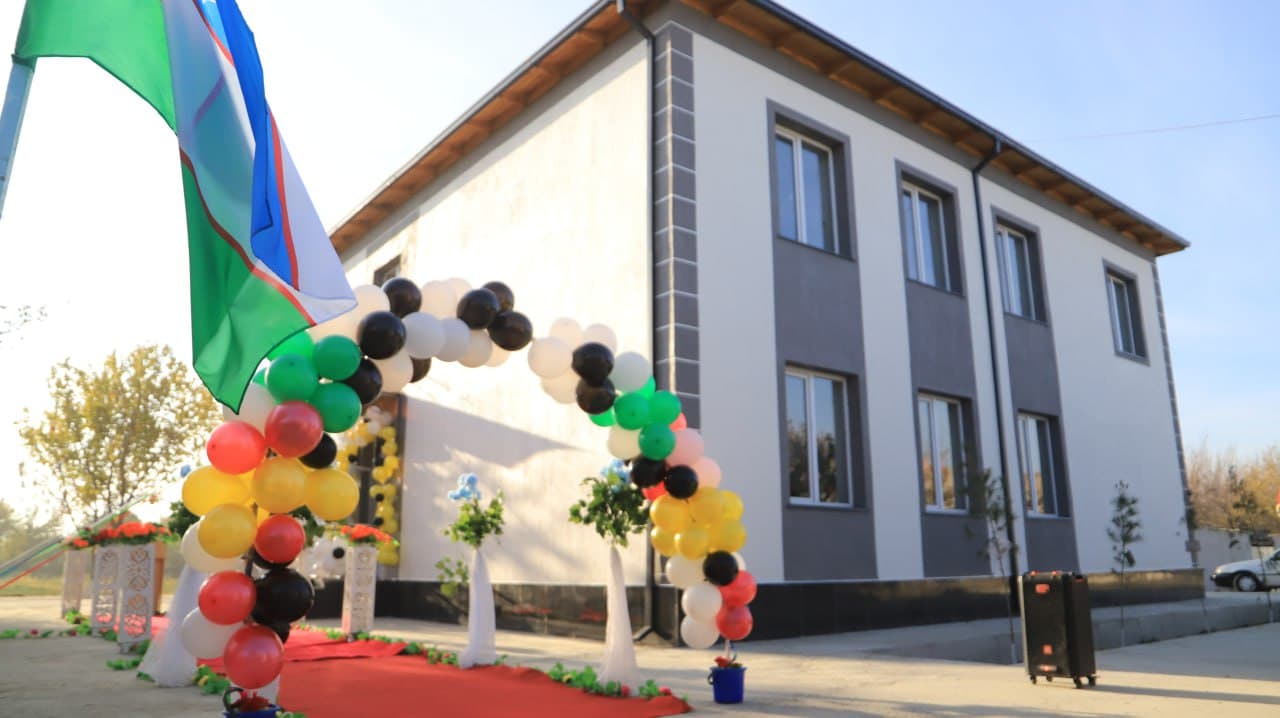 Shofirkon: 36-sonli maktabning yangi oʻquv binosi foydalanishga topshirildi