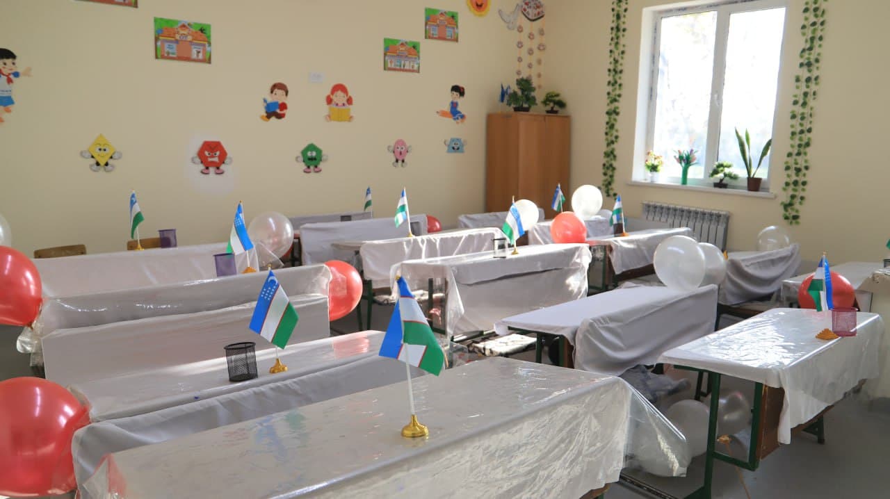 Shofirkon: 36-sonli maktabning yangi oʻquv binosi foydalanishga topshirildi