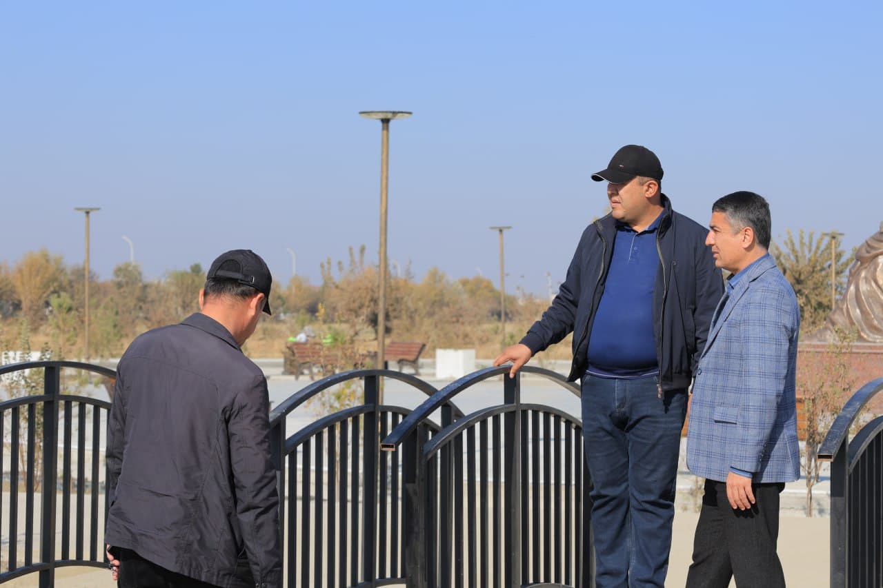 Kogon: “Niyozhoji” mahallasida madaniyat va istirohat bogʻi qurilmoqda