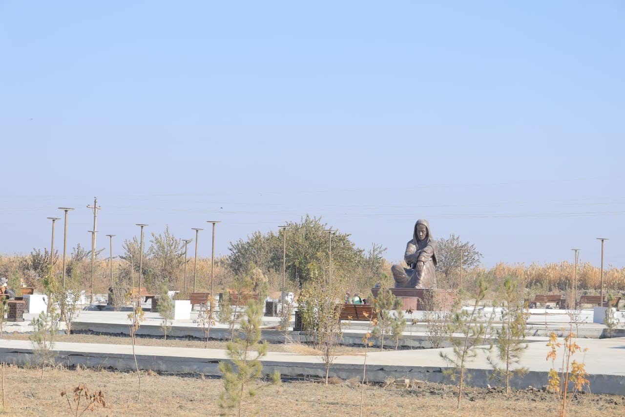 Kogon: “Niyozhoji” mahallasida madaniyat va istirohat bogʻi qurilmoqda