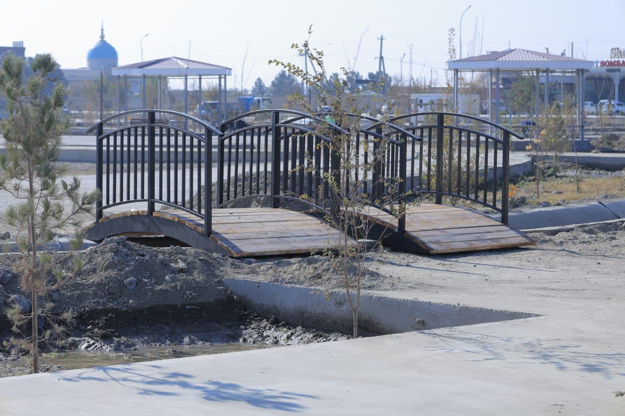 Kogon: “Niyozhoji” mahallasida madaniyat va istirohat bogʻi qurilmoqda