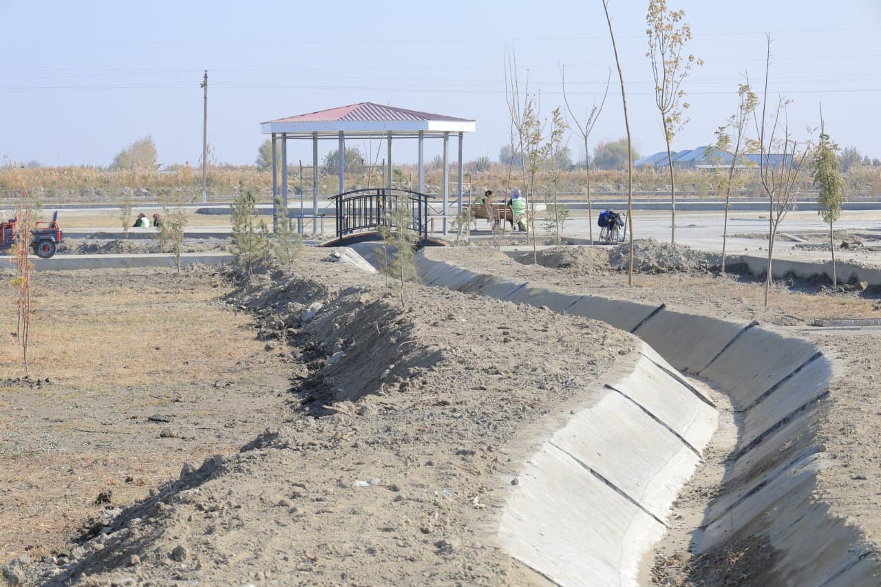 Kogon: “Niyozhoji” mahallasida madaniyat va istirohat bogʻi qurilmoqda