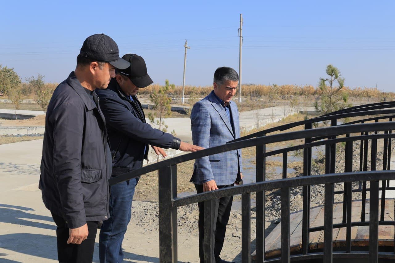 Kogon: “Niyozhoji” mahallasida madaniyat va istirohat bogʻi qurilmoqda