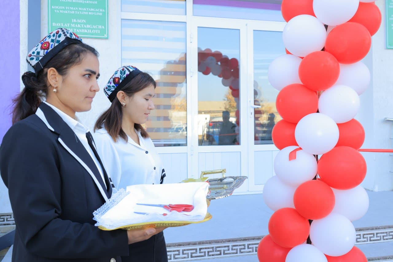 Kogon tumani: “Navroʻz” mahallasida 18-sonli davlat maktabgacha taʼlim tashkiloti faoliyatini boshladi