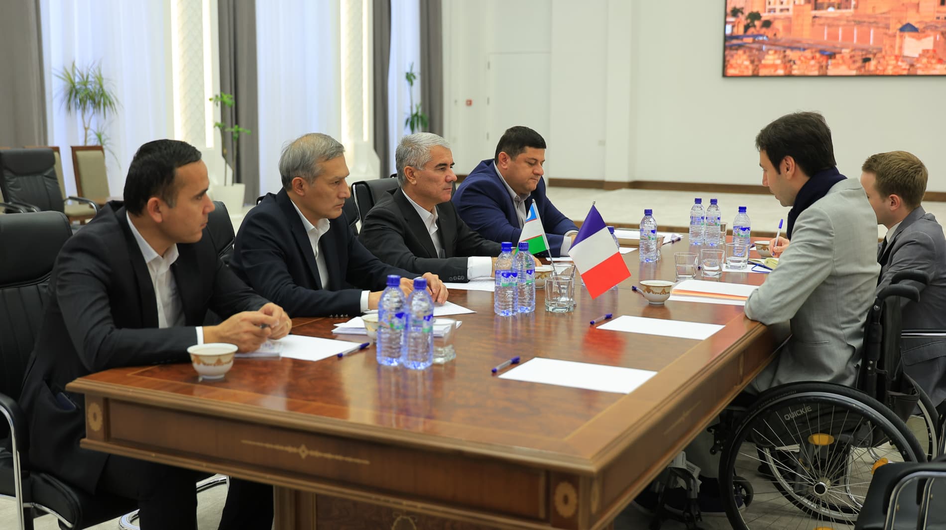 Fransiyaning Oʻzbekistondagi Favqulodda va Muxtor elchisi bilan hamkorlik yoʻnalishlari yuzasidan fikr almashildi