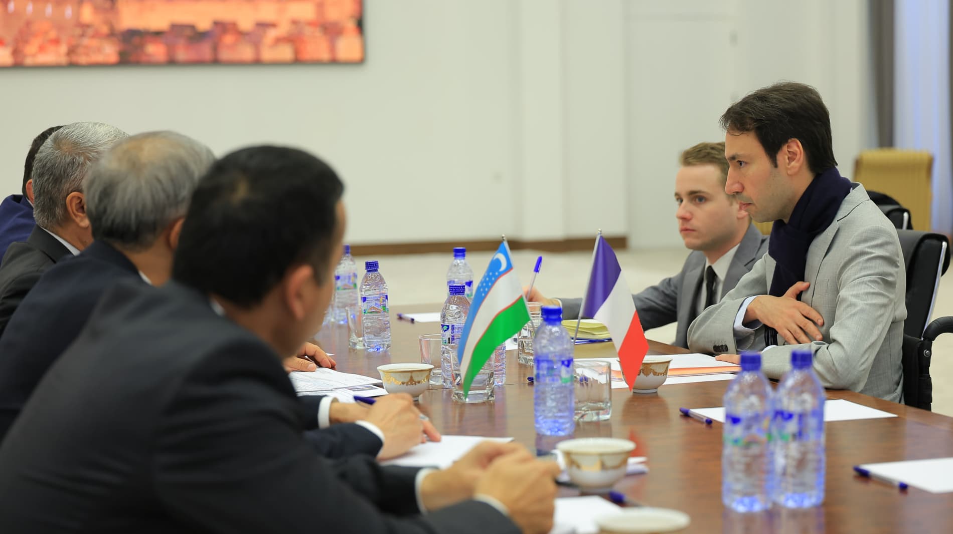 Fransiyaning Oʻzbekistondagi Favqulodda va Muxtor elchisi bilan hamkorlik yoʻnalishlari yuzasidan fikr almashildi