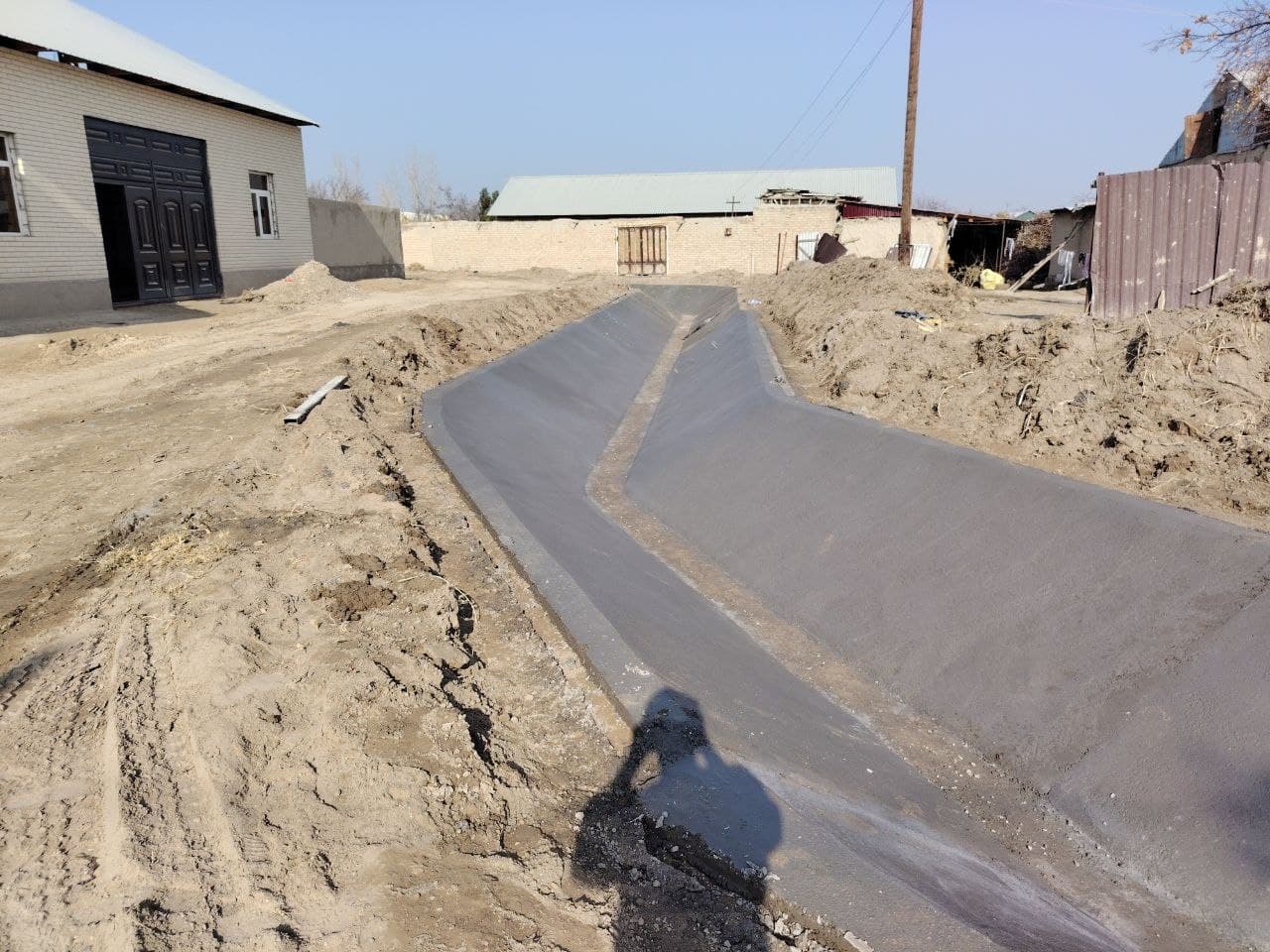 Kogon: “Sultonobod” va “Choʻkati” ariqlarioʻzani betonlashtirilmoqda